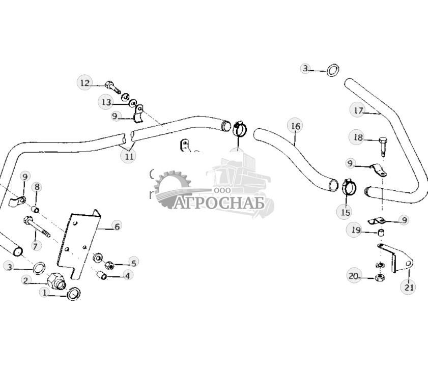 Clutch Oil Pump Intake Tubes 